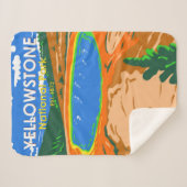 Couverture Sherpa Parc national de Yellowstone Grand Prismatic Sprin (Devant (Horizontal))