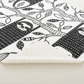 Couverture Sherpa Parcelles réfrigérées : Motif animal mignon. (3/4)