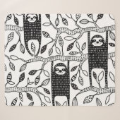 Couverture Sherpa Parcelles réfrigérées : Motif animal mignon. (Devant (Horizontal))