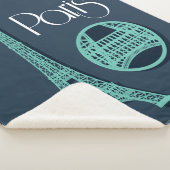 Couverture Sherpa Paris Teal (3/4)
