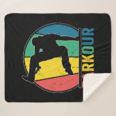 Couverture Sherpa Parkour Free Running Training Traceur Retro (Devant (Horizontal))