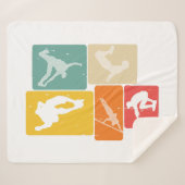 Couverture Sherpa Parkour Freerunner Traceur Retro Freerunning (Devant (Horizontal))