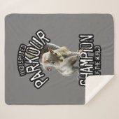 Couverture Sherpa Parkour Squirrel - drôle freerunning (Devant (Horizontal))