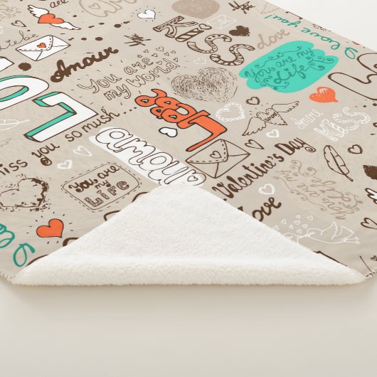 Couverture Sherpa Paroles d'amour (3/4)