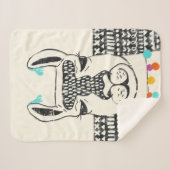 Couverture Sherpa Parti Llama - Portrait (Devant (Horizontal))