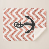 Couverture Sherpa Parties scintillant Chevrons (Devant (Horizontal))