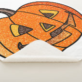 Couverture Sherpa Parties scintillant Jack O'Lantern (3/4)