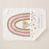 Couverture Sherpa Parties scintillant moderne rose arc-en-ciel stati (Devant (Horizontal))