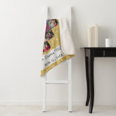 Couverture Sherpa Parties scintillant or photo collage 60e anniversa (En situation)