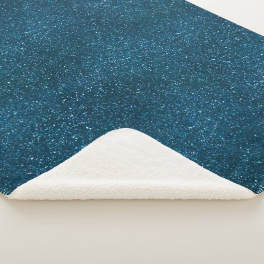 Couverture Sherpa Parties scintillant verte de minuit (3/4)