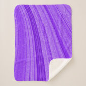 Couverture Sherpa Parties scintillant violet oneuse (Devant)