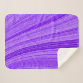 Couverture Sherpa Parties scintillant violet oneuse (Devant (Horizontal))
