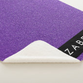 Couverture Sherpa Parties scintillant violette, Arrière - plan Parti (3/4)