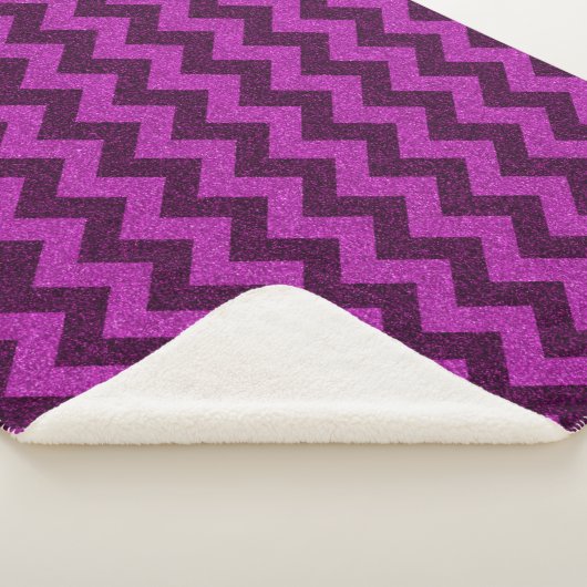 Couverture Sherpa Parties scintillant Zag Purple Zig (3/4)