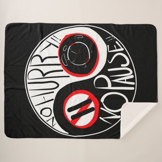 Couverture Sherpa Pas de hâte, pas de pause (Devant (Horizontal))