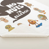 Couverture Sherpa Pas de noix Je suis Allergic Peanut Sensibilisatio (3/4)