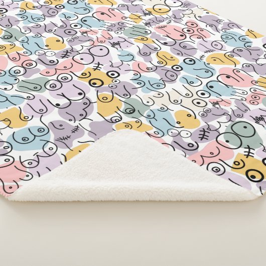 Couverture Sherpa pastel (3/4)