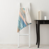 Couverture Sherpa Pastel Coastal Dunes Watercolor (En situation)