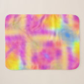 Couverture Sherpa Pastel Iridescente Coloré Design dégradé (Devant (Horizontal))