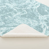 Couverture Sherpa Pastel Light Turquoise Abstrait (3/4)