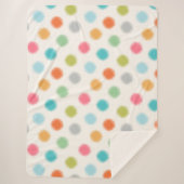 Couverture Sherpa Pastel Pompoms Sherpa Blanket (Devant)