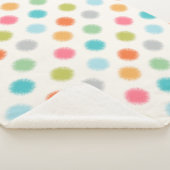 Couverture Sherpa Pastel Pompoms Sherpa Blanket (3/4)