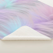 Couverture Sherpa Pastel Rainbow Fur (3/4)
