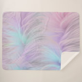 Couverture Sherpa Pastel Rainbow Fur (Devant (Horizontal))