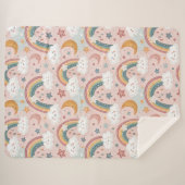 Couverture Sherpa Pastel Sky Blanket Cozy Sherpa for Special Kids (Devant (Horizontal))