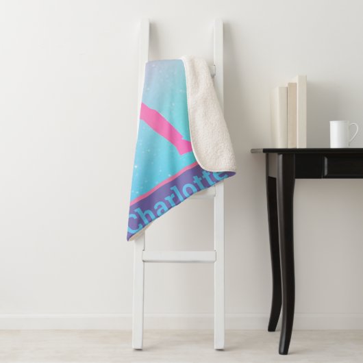 Couverture Sherpa Pastel Softball Sherpa Blanket (En situation)