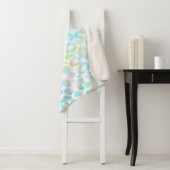 Couverture Sherpa *~* Pastel Tie Dye Gold Leopard Spots Sherpa Blank (En situation)