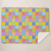 Couverture Sherpa Pastel Tiles GSSC (Devant (Horizontal))