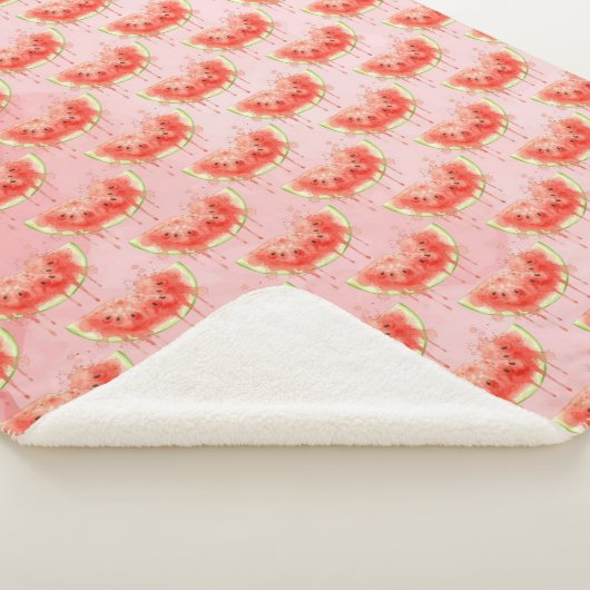Couverture Sherpa Pastèque (3/4)