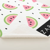 Couverture Sherpa Pastèque Rose, Pâtes De Pâques, Votre Nom (3/4)