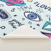Couverture Sherpa Patch de mode : Stickers Pop Art. (3/4)