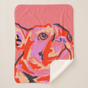 Couverture Sherpa Patché de manière puissante