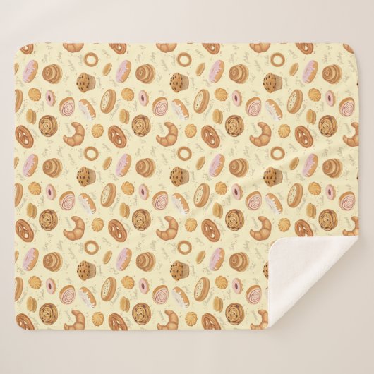 Couverture Sherpa Pâtisseries (Devant (Horizontal))