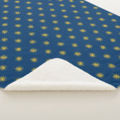 Couverture Sherpa patriotique avec drapeau de Macé (3/4)