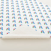 Couverture Sherpa patriotique avec drapeau de Séou (3/4)