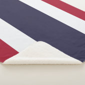 Couverture Sherpa patriotique avec drapeau de Thaï (3/4)