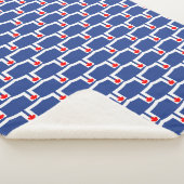 Couverture Sherpa patriotique avec drapeau de Toro (3/4)
