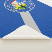 Couverture Sherpa Patriotique Sherpa Blanket avec drapeau de Las Veg (3/4)