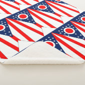 Couverture Sherpa Patriotique Sherpa Blanket avec drapeau de l'Ohio (3/4)