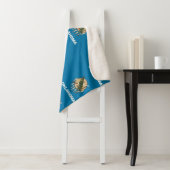 Couverture Sherpa Patriotique Sherpa Blanket avec drapeau de l'Oklah (En situation)