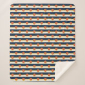 Couverture Sherpa Patriotique Sherpa Blanket avec drapeau de Tulsa C (Devant)