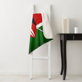 Couverture Sherpa Patriotique Sherpa Blanket avec drapeau du Kenya (En situation)