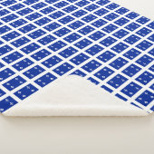 Couverture Sherpa Patriotique Sherpa Blanket avec drapeau du Québec (3/4)