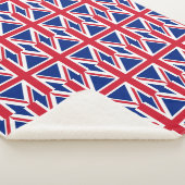 Couverture Sherpa Patriotique Sherpa Blanket avec drapeau du Royaume (3/4)