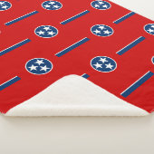 Couverture Sherpa Patriotique Sherpa Blanket avec drapeau du Tenness (3/4)