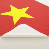 Couverture Sherpa Patriotique Sherpa Blanket avec drapeau du Vietnam (3/4)
